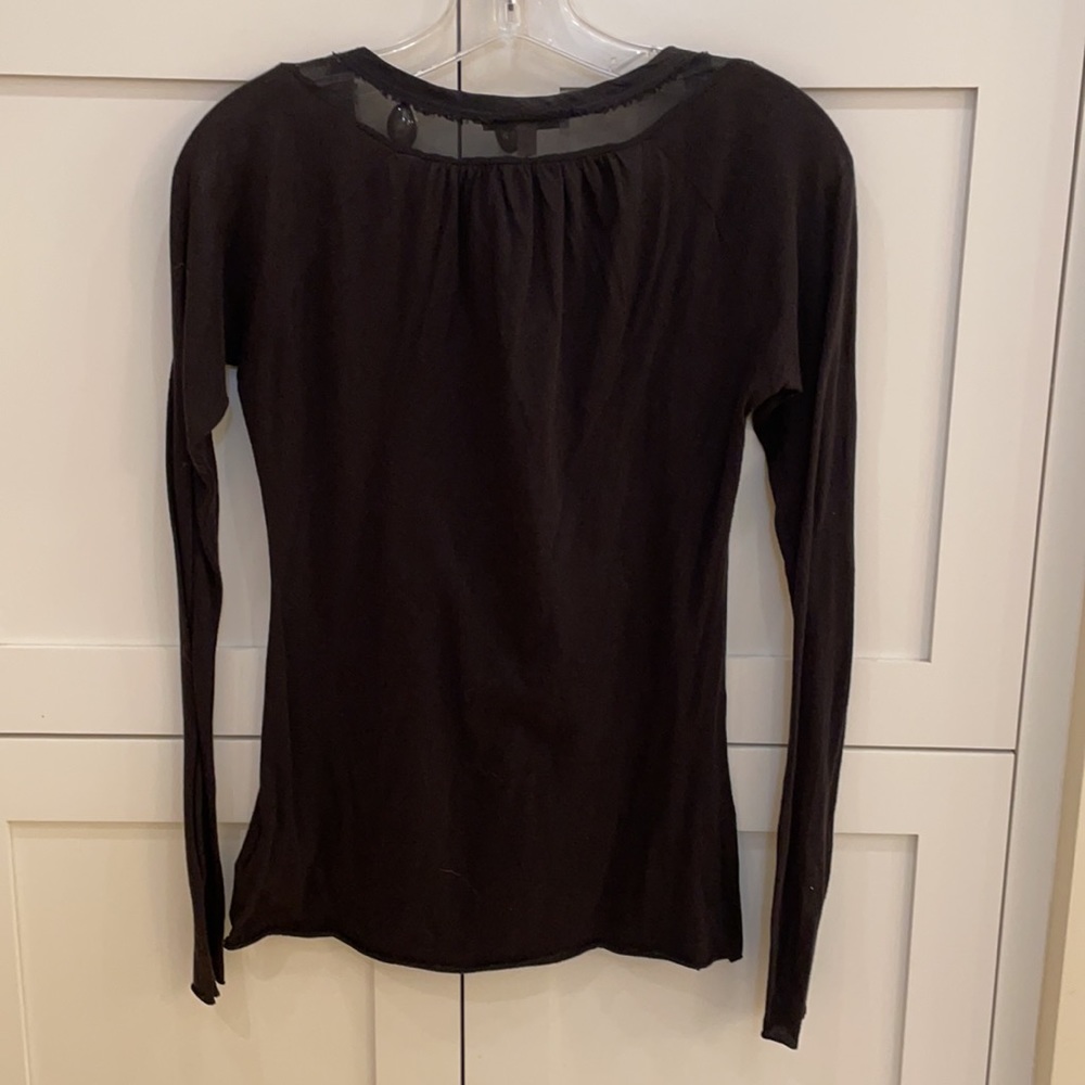 Anthropologie Black Top - Picture 3 of 3